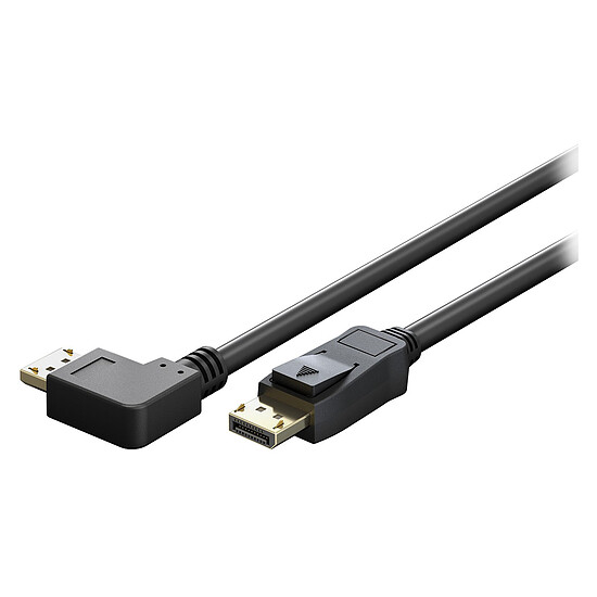 Câble DisplayPort Goobay Câble DisplayPort 2.0/2.1 incliné - 1 m - Autre vue