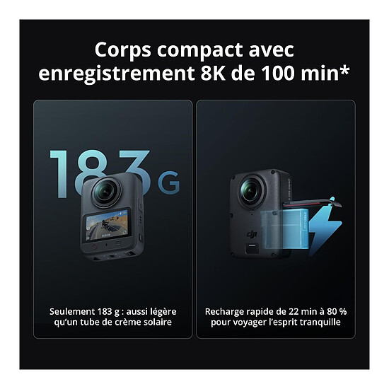 Caméra sport DJI Osmo 360 II Limitless Riding Combo - Autre vue