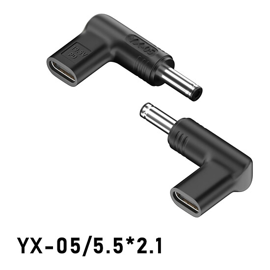 Chargeur PC portable INOVU - INART01 - Adaptateur de charge USB-C avec câble 100W - Jack 7.4 x 5.0mm - Autre vue