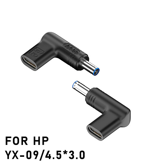 Chargeur PC portable INOVU - INART05 - Adaptateur de charge USB-C avec câble 100W - Jack 4.5 x 3.0mm - Autre vue