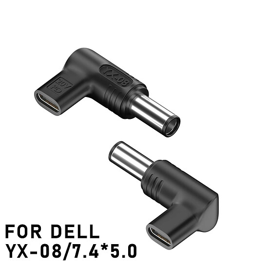 Chargeur PC portable INOVU - INART06 - Adaptateur de charge USB-C avec câble 100W - Jack 7.4 x 5.0mm - Autre vue