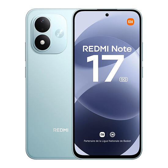 Smartphone Xiaomi Redmi Note 17 5G Bleu - 128 Go - 6Go - Autre vue