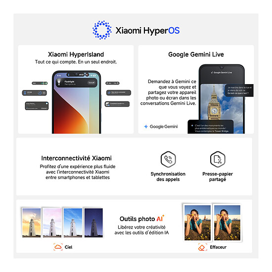 Smartphone Xiaomi Redmi Note 17 5G Violet - 128 Go - 6Go  - Autre vue
