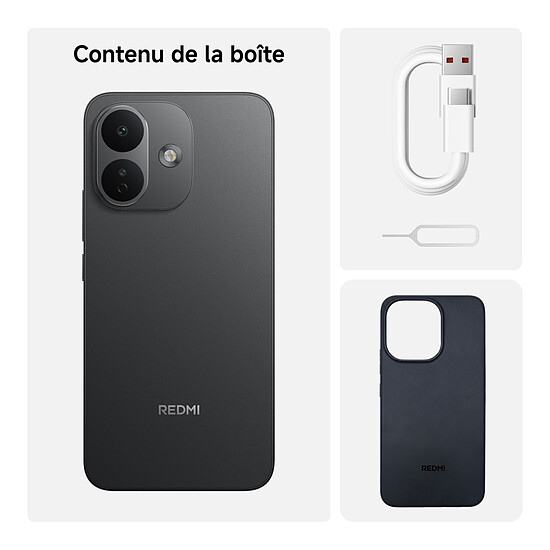 Smartphone Xiaomi Redmi Note 17 Pro 5G Noir - 256 Go - 6 Go - Autre vue