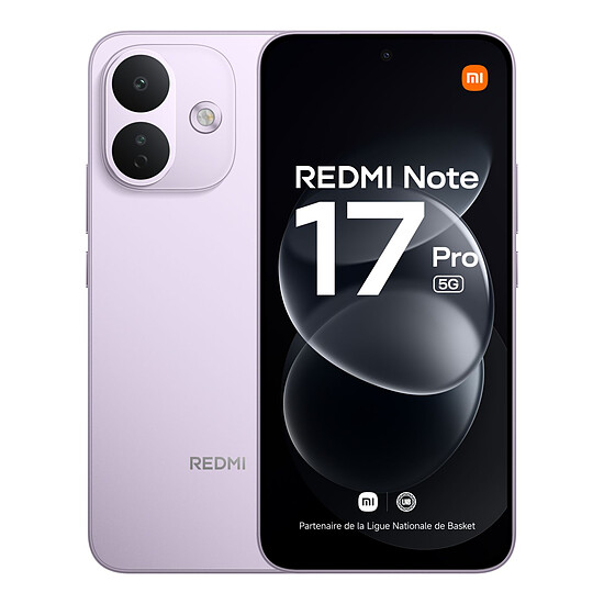 Smartphone Xiaomi Redmi Note 17 Pro 5G Violet - 256 Go - 6 Go - Autre vue