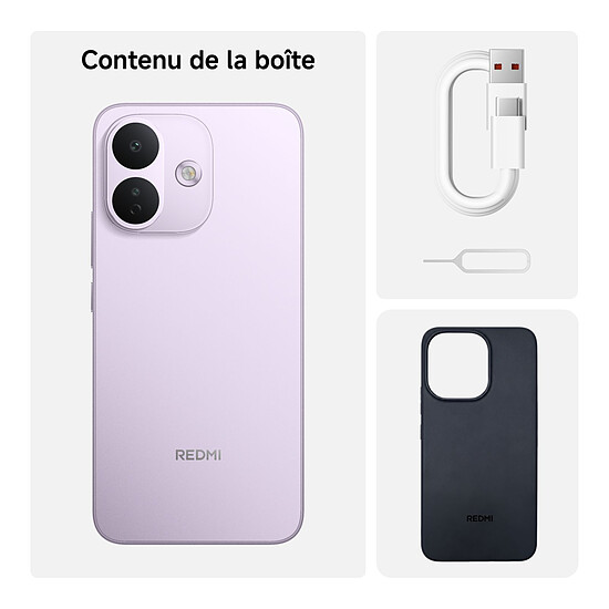 Smartphone Xiaomi Redmi Note 17 Pro 5G Violet - 256 Go - 6 Go - Autre vue