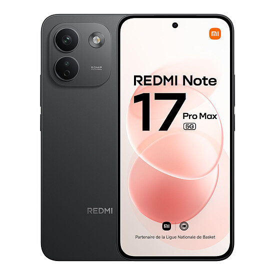 Smartphone Xiaomi Redmi Note 17 Pro Max 5G Noir - 256 Go - 8 Go - Autre vue