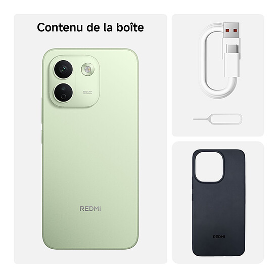 Smartphone Xiaomi Redmi Note 17 Pro Max 5G Vert - 256 Go - 8 Go - Autre vue