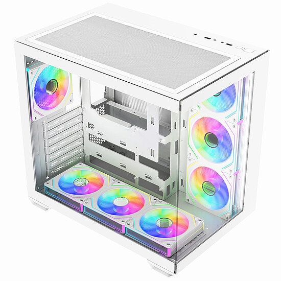 Boîtier PC Cooler Master Elite 681 7 fans Edition - Blanc - Autre vue