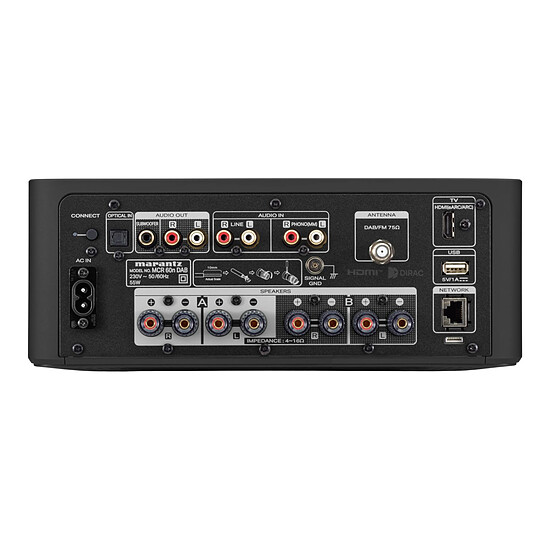 Mini-chaine Marantz MCR 60n DAB Noir - Autre vue