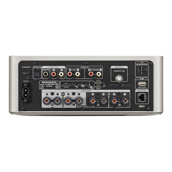 Mini-chaine Marantz MCR 60n DAB Champagne - Autre vue