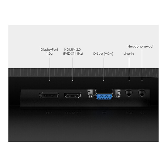 Écran PC MSI 23.8" LED - PRO MP245PG E14 - Autre vue
