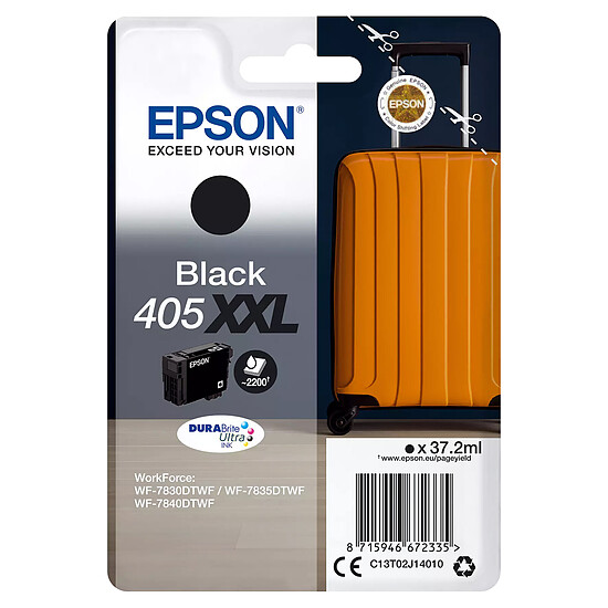 Cartouche d'encre Epson Valise 405XXL Noir - Autre vue