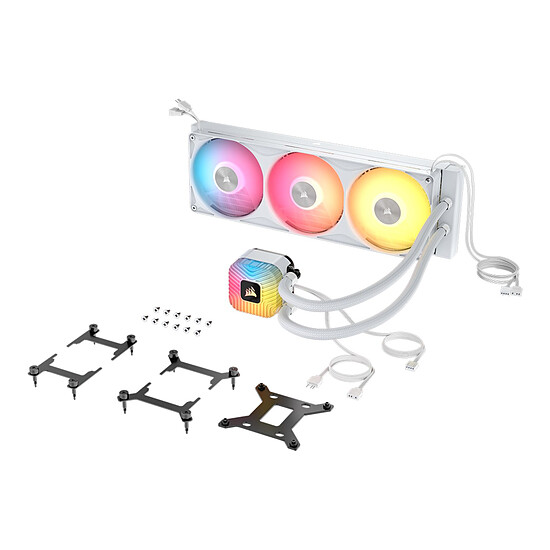 Watercooling AIO Corsair Nautilus II 360 RS ARGB Blanc - Autre vue