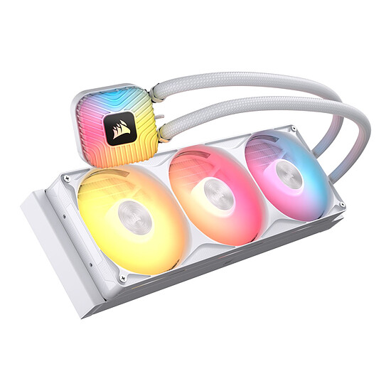 Watercooling AIO Corsair Nautilus II 360 RS ARGB Blanc - Autre vue