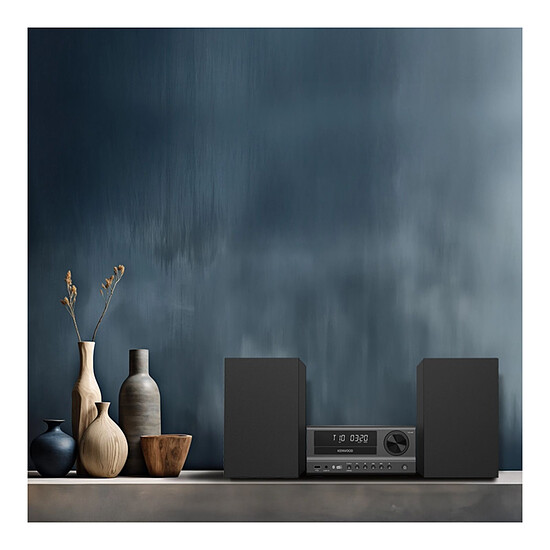 Mini-chaine Kenwood M-750DAB Noir - Autre vue