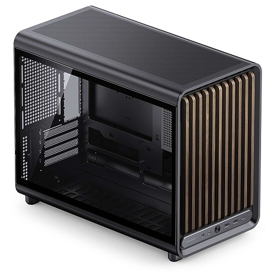Boîtier PC Jonsbo D33 Wood Noir - Autre vue