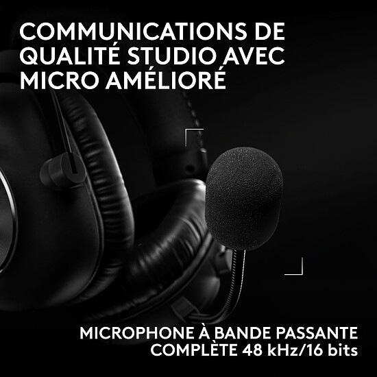 Casque micro Logitech G Pro X 3 Lightspeed - Noir - Autre vue