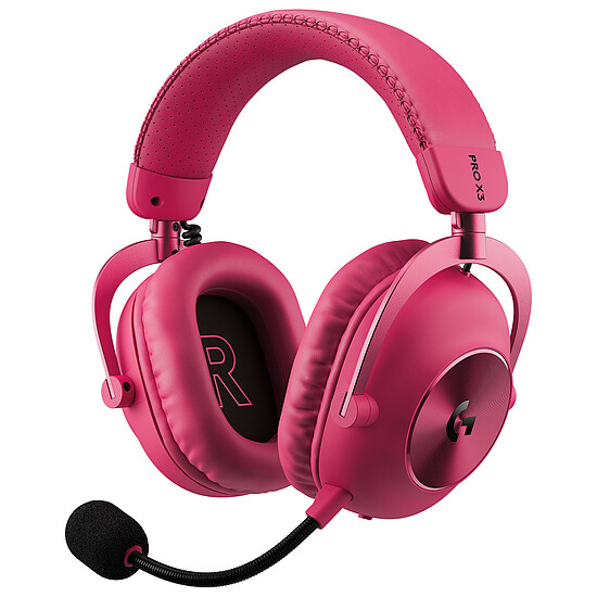 Casque micro Logitech G Pro X 3 Lightspeed - Magenta - Autre vue