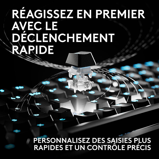 Clavier PC Logitech G Pro X2 Rapid - Noir - Autre vue