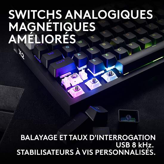 Clavier PC Logitech G Pro X2 Rapid - Noir - Autre vue