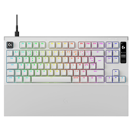 Clavier PC Logitech G Pro X2 Rapid - Blanc - Autre vue