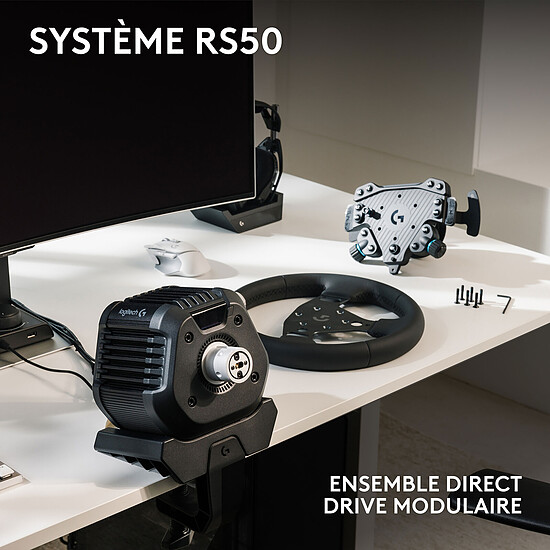 Volant Simracing Logitech G RS50 System - PC - Autre vue