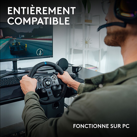 Volant Simracing Logitech G G923 - PC - Autre vue