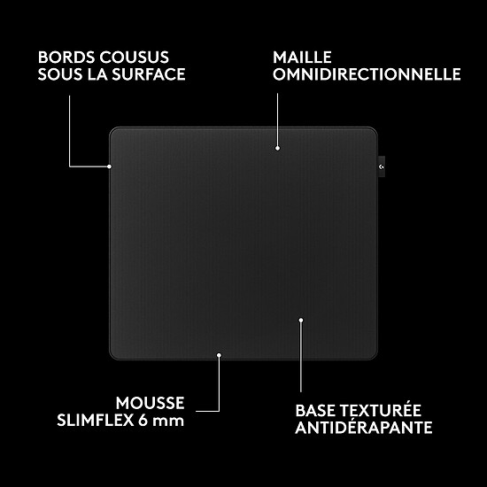 Tapis de souris Logitech G Pro X Control - Autre vue