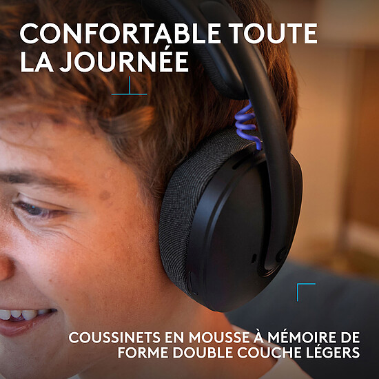 Casque micro Logitech G G325 Lightspeed - Noir - Autre vue
