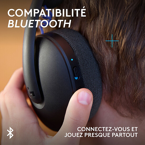 Casque micro Logitech G G325 Lightspeed - Noir - Autre vue