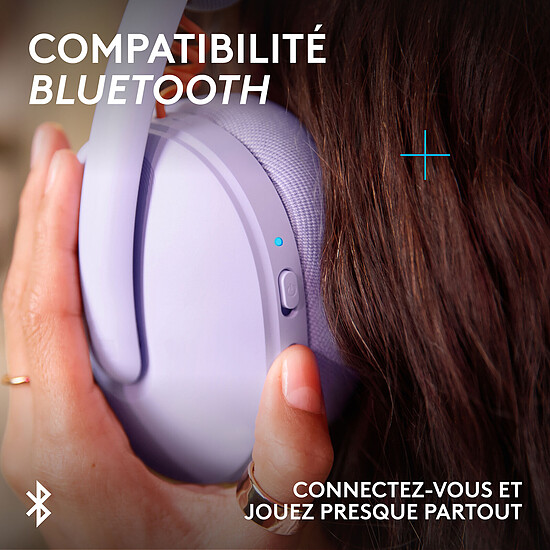 Casque micro Logitech G G325 Lightspeed - Lila - Autre vue