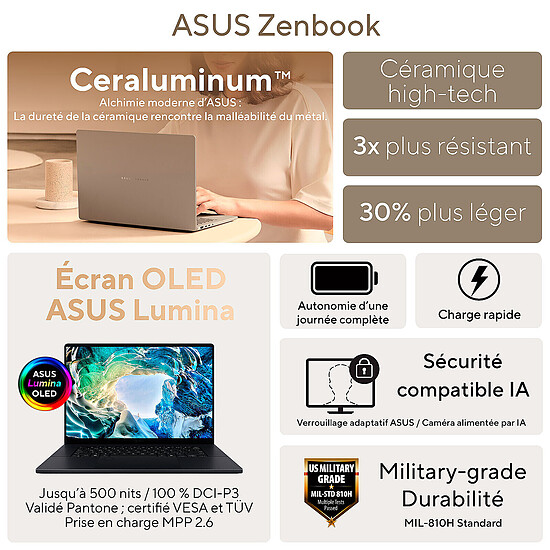 PC portable ASUS Zenbook S 16 OLED UM5606GA-DIS5X - Autre vue