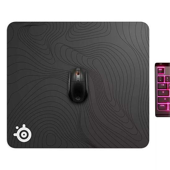 Tapis de souris SteelSeries QcK L - Topographic - Autre vue
