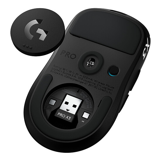 Souris PC Logitech G Pro X3 Superstrike - Noir - Autre vue