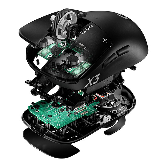 Souris PC Logitech G Pro X3 Superstrike - Noir - Autre vue