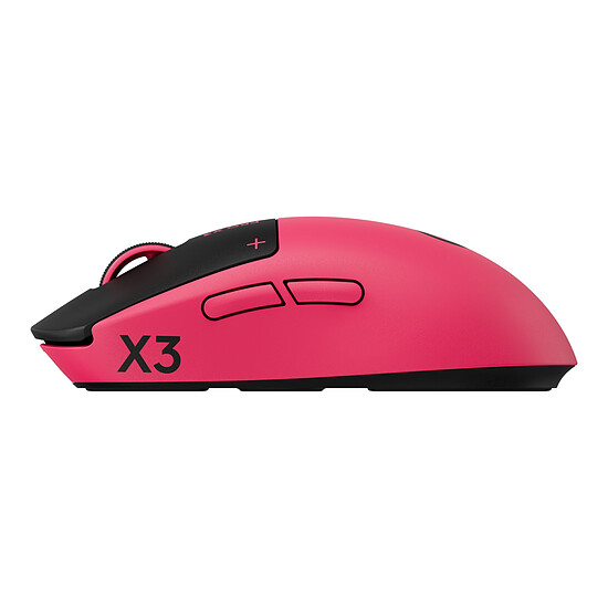Souris PC Logitech G Pro X3 Superstrike - Éclipse magenta - Autre vue