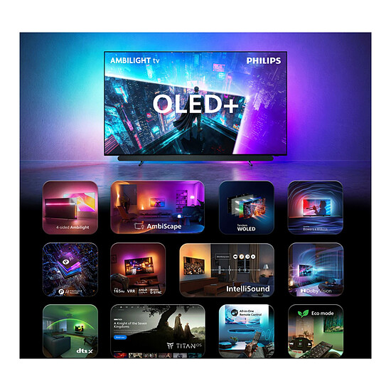 TV Philips 77OLED951/12- TV Oled 4K UHD HDR - 194 cm - Autre vue