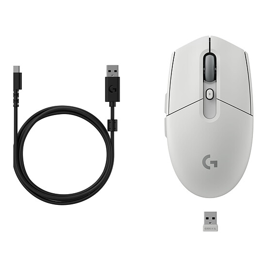 Souris PC Logitech G G305 X Superlight Blanc - Autre vue