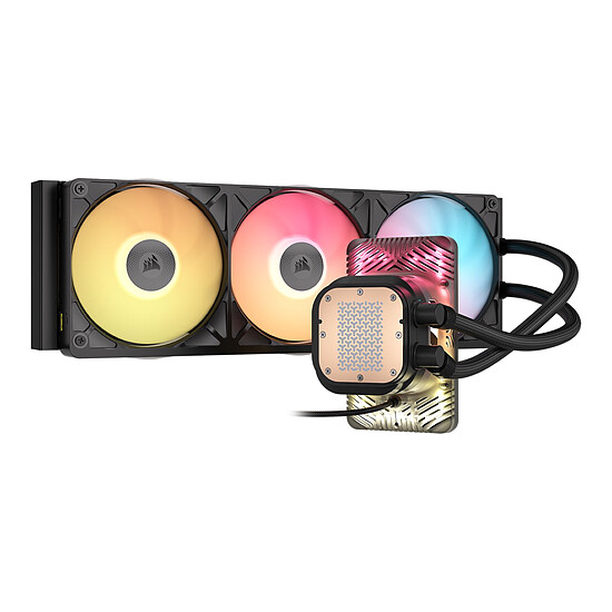 Watercooling AIO Corsair iCUE LINK TITAN II 360 RX LCD - Noir - Autre vue