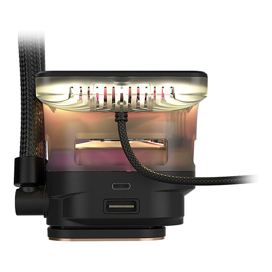Watercooling AIO Corsair iCUE LINK TITAN II 360 RX LCD - Noir - Autre vue