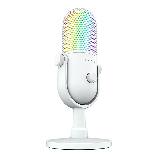 Microphone Razer Seiren V3 Chroma 32-Bit DSP - Blanc - Autre vue