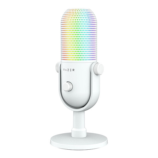 Microphone Razer Seiren V3 Chroma 32-Bit DSP - Blanc - Autre vue