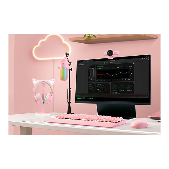 Microphone Razer Seiren V3 Chroma 32-Bit DSP - Quartz - Autre vue