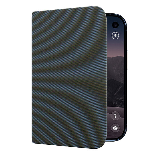 Coque et housse Apple Folio avec Support Bleu Marine pour iPhone Duo - Autre vue