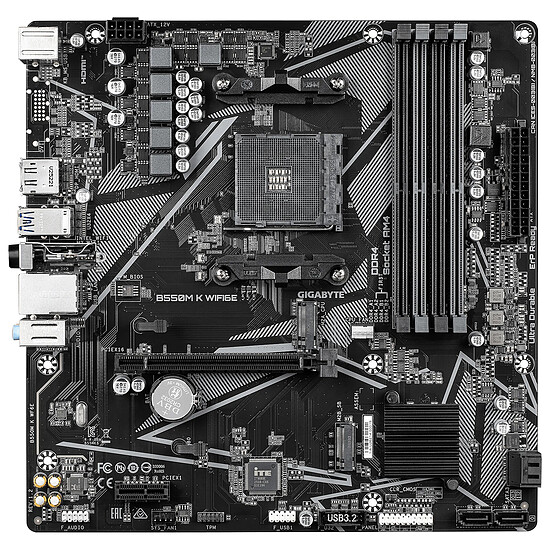 Carte mère Gigabyte B550M K WIFI6E - Autre vue