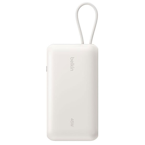 Batterie et powerbank Belkin Powerbank USB-C 20K en 45 W avec câble USB-C intégré - Sable - Autre vue