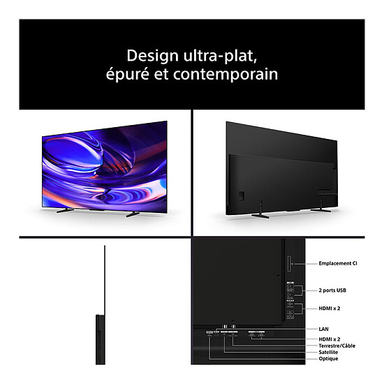 TV Sony BRAVIA 6 (K-48A65) - TV Oled 4K UHD HDR - 121 cm - Autre vue