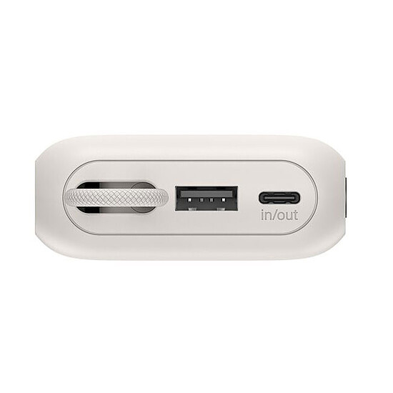 Batterie et powerbank Belkin Powerbank USB-C 10K en 45 W avec câble USB-C intégré - Sable - Autre vue