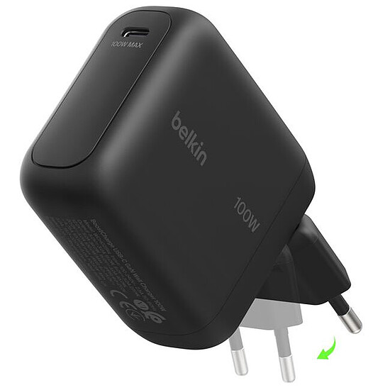 Chargeur Belkin Chargeur USB-C 100 W - Noir - Autre vue